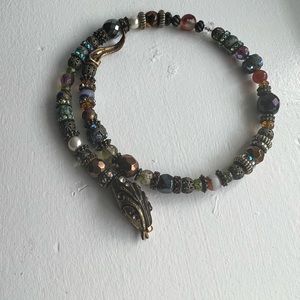 Vintage Sweet Romance Snake Choker
